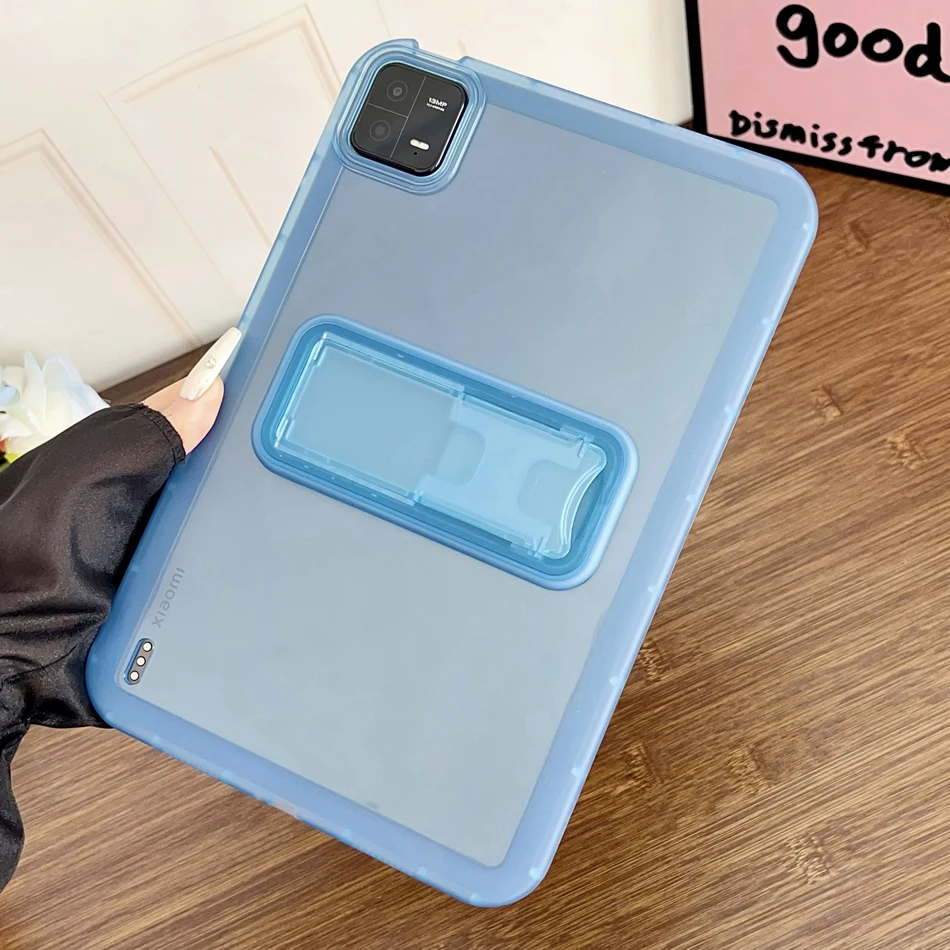 Crystal Clear Transparent Kickstand Stand Case