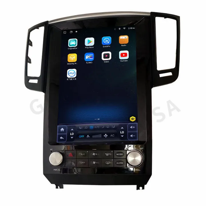 

13.6" Vertical Screen Car Radio For Infiniti G25 G35 G37 2010 2011 2012 2013 GPS Carplay Android 11 Car Multimedia Video Player