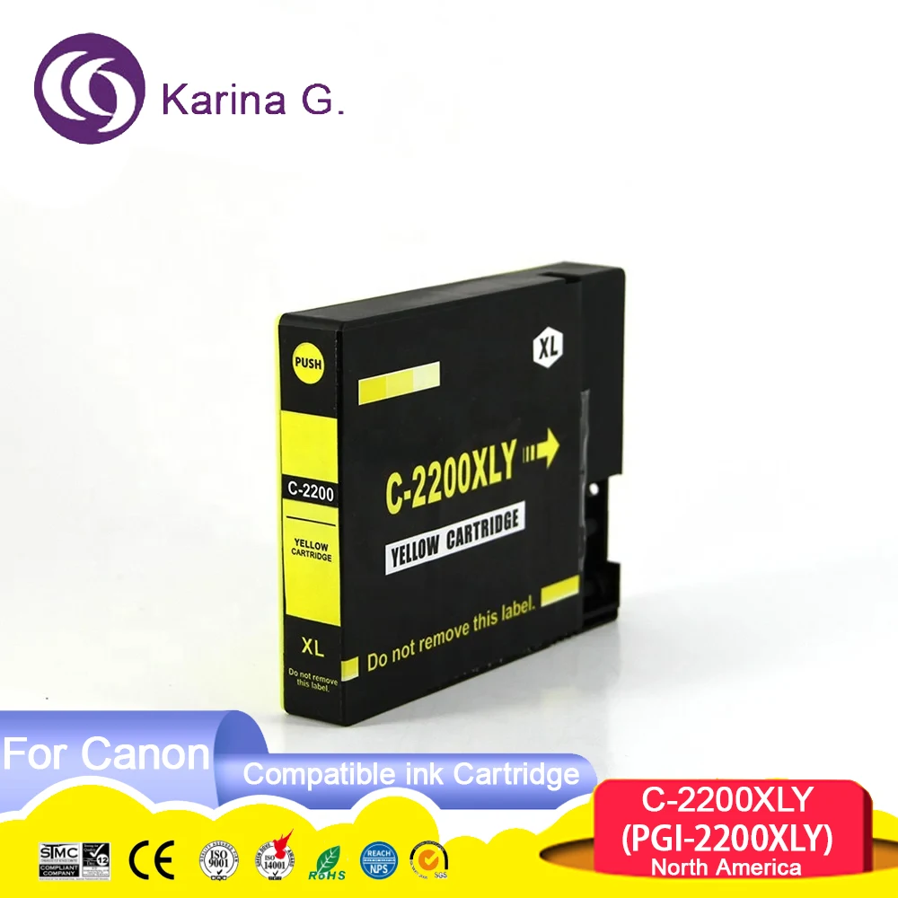 PGI-2200 PGI2200 XL PGI-2200XL PGI2200XL Premium Color Compatible Ink Cartridge