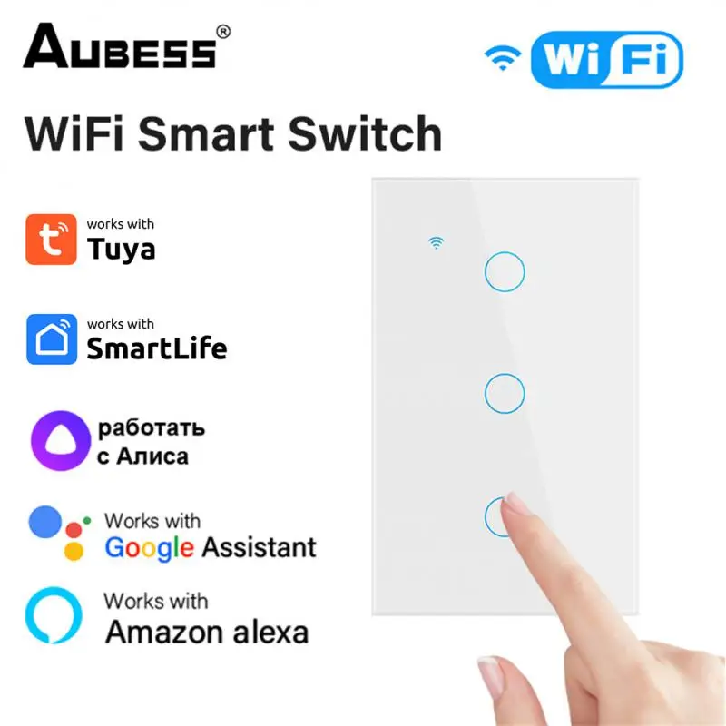 

Умный выключатель с поддержкой Wi-Fi и управлением через приложение