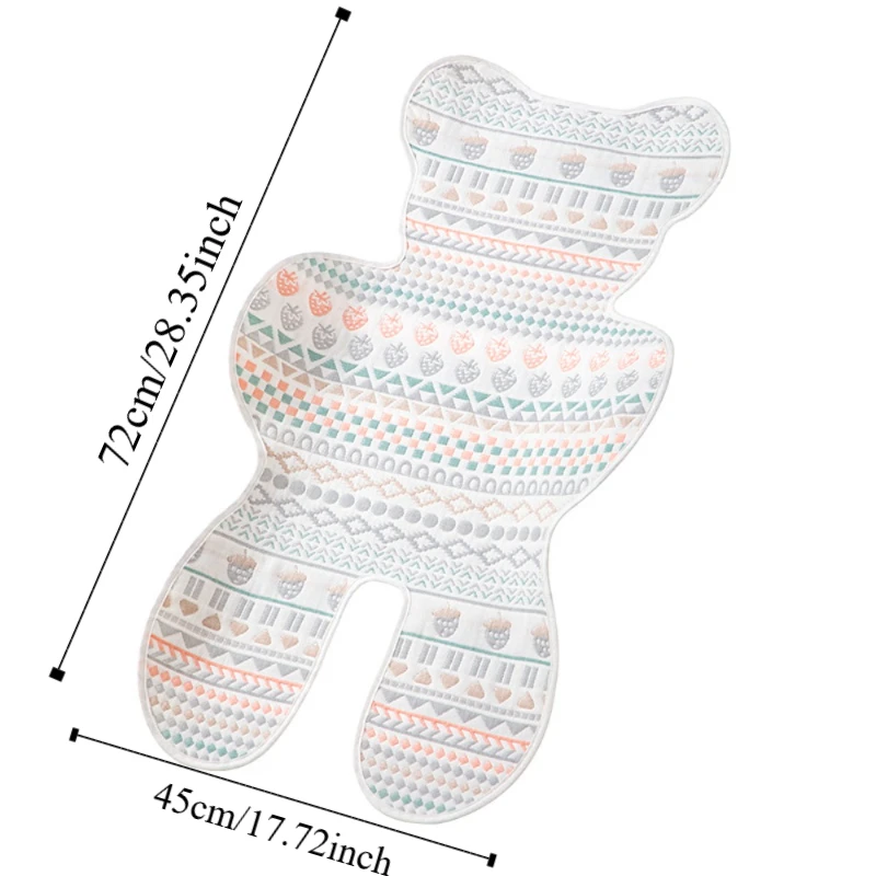 Sweet Soft Baby Stroller Cooling Pad Cute Breathable Baby Stroller Cushion Car Seat Pram Cushion Pushchair Car Mat Summer