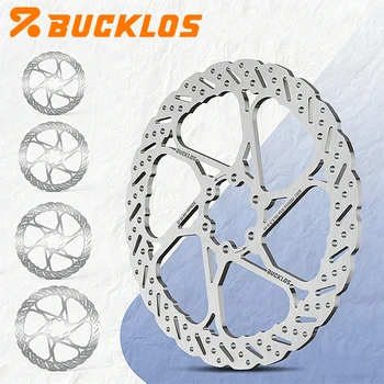 Disco Freno Idraulico BUCKLOS 140MM 160MM 180MM 203MM, Dischi Freno Ultraleggeri per Bicicletta Compatibili con SHIMANO