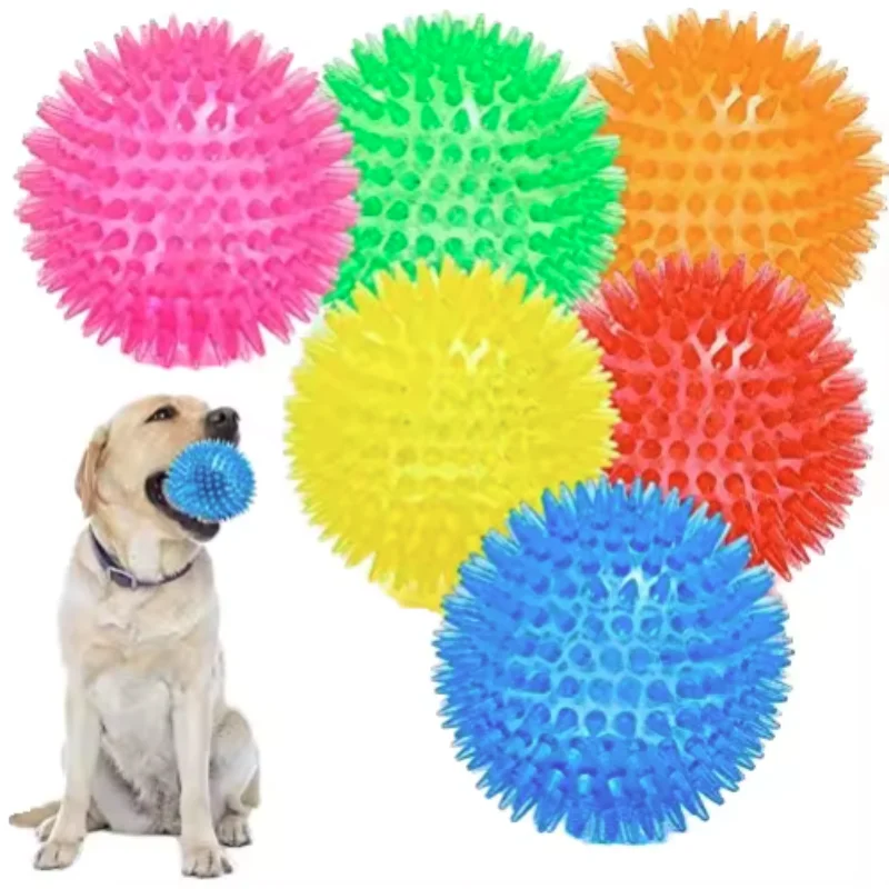 Sounding Chew Ball For Dogs And Cats Tooth Cleaning Training Toy_voghion.com