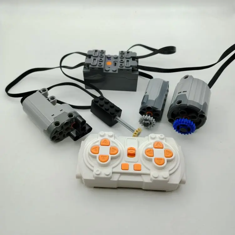 Technische Elektronische Bausteine MOC Umbau-Zubehör Mikromotor RC Power Functions Teile Kreative DIY Auto-Bausteine Spielzeug – Detail 2