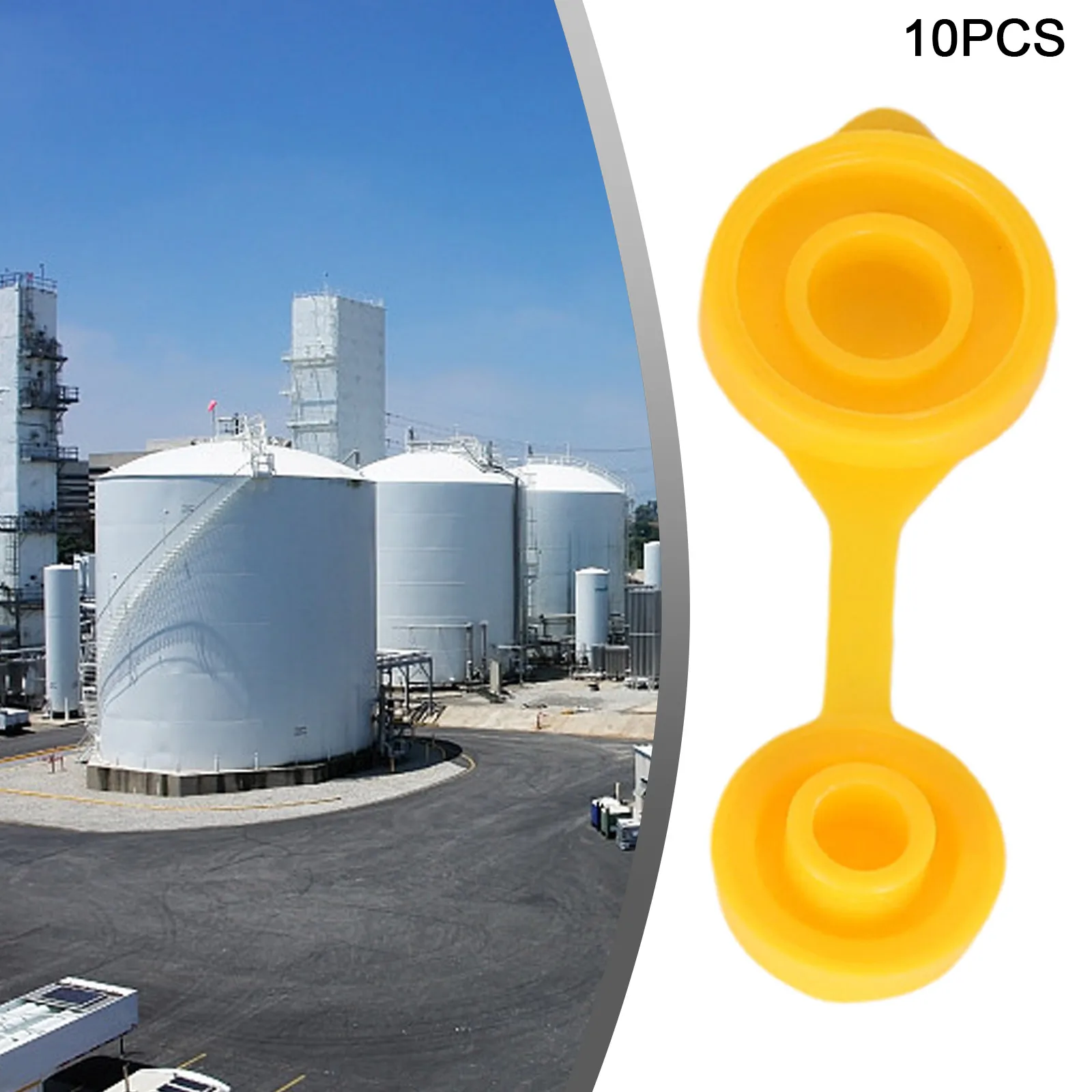 10Pcs Yellow Gas Can Fuel Jug Vent Cap Plug Kit Per Blitz/Korpin/Rotopax/Mace/Eagle Parti Di Ricambio Per Coperchio Di Scarico Di Alta Qualità