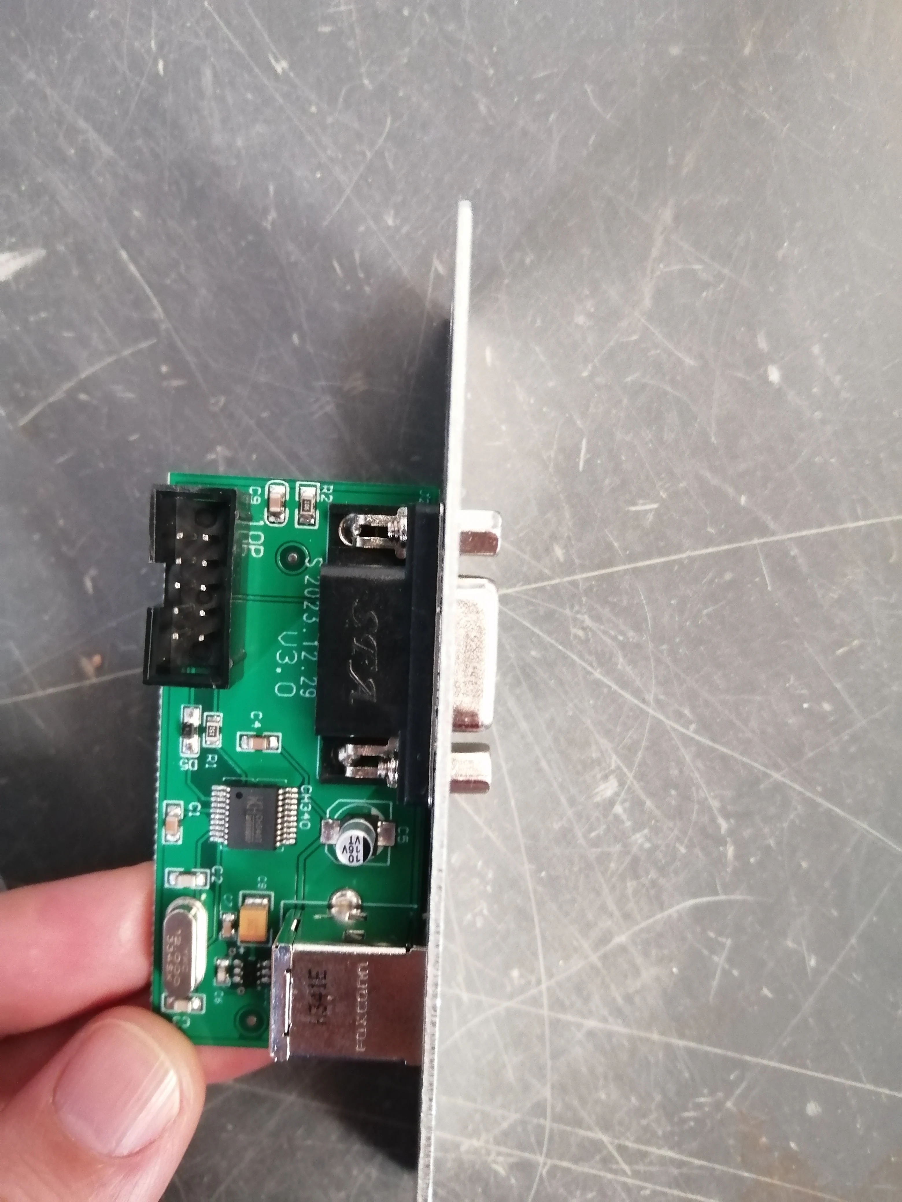중국산 커팅 플로터 보드 USB 포트