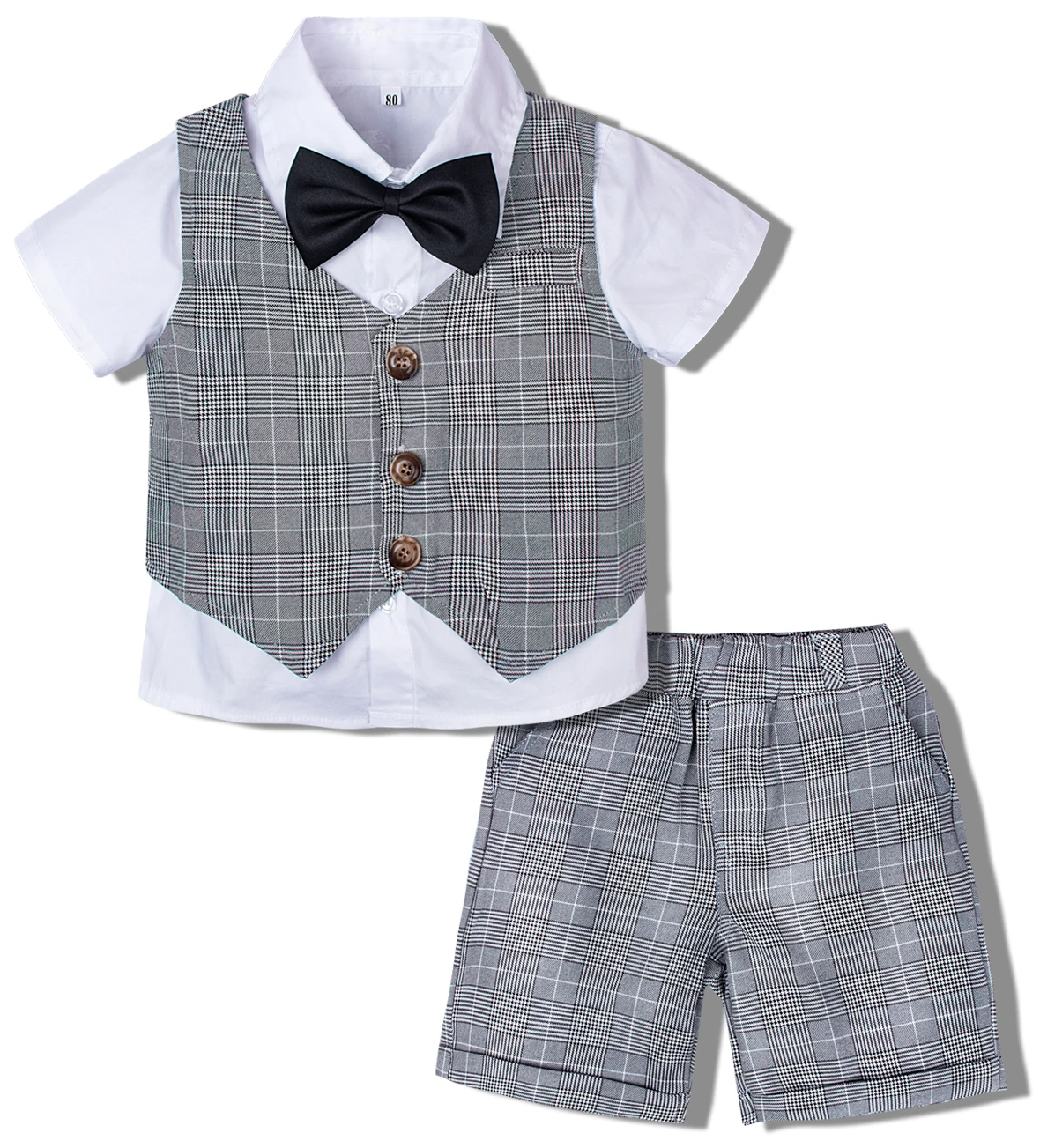 Plaid Gray