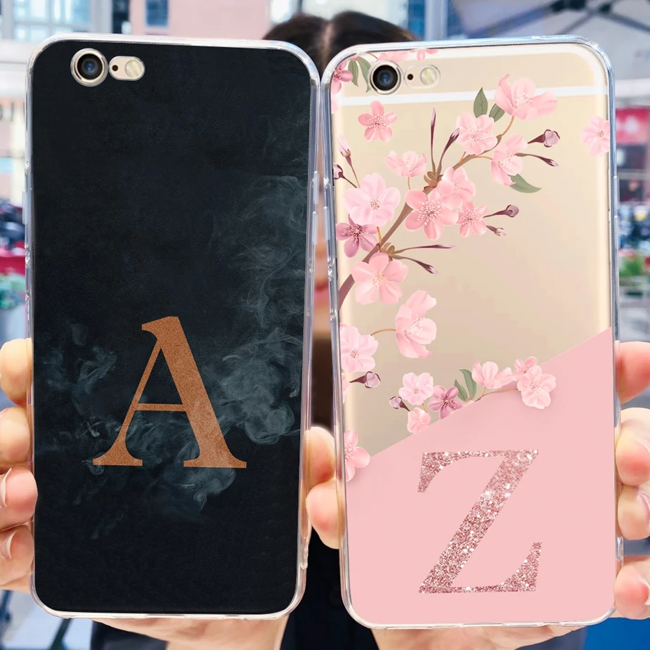 Per Apple Iphone 6 6S Plus Custodia New Letters Cover Custodia Morbida In Silicone Trasparente Per Iphone 6S Plus Iphone6 Iphone6S Paraurti