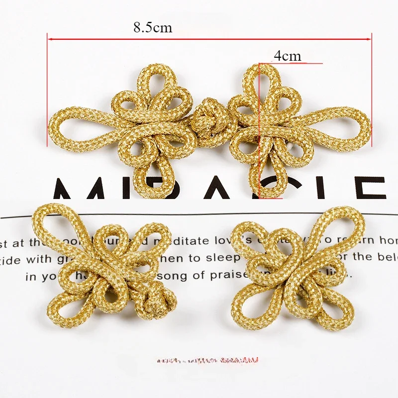 5/10PCS Chinese Knot Button Wire Chinese Cheongsam Button Dragonfly Knot Fastener Closures DIY Apparel Sewing Supplies 3