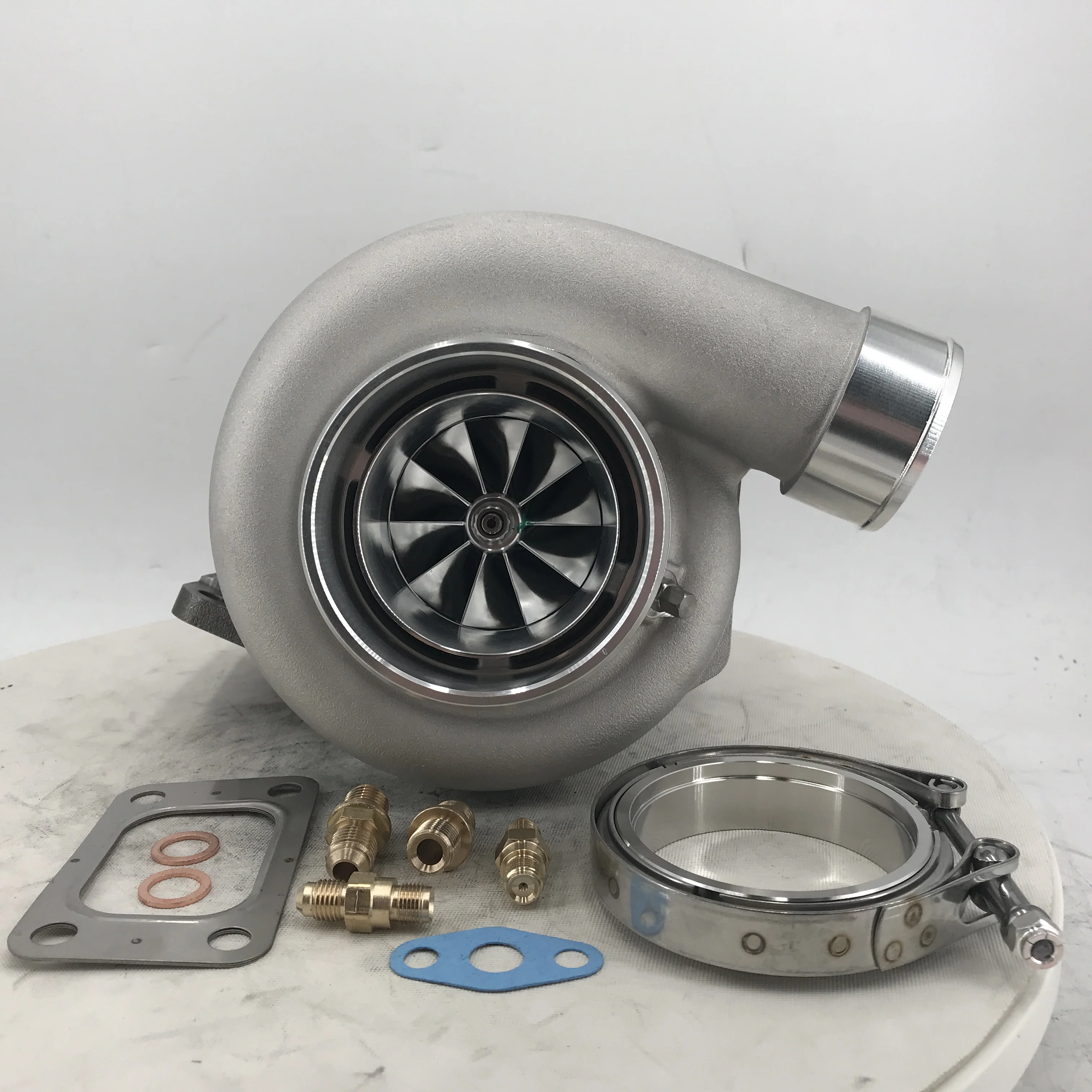 GT3071 GT3071R レーシング ターボチャージャー 0.82 AR フローティング ベアリング V-バンド アップ 690HP AL-NN-5148 AL GT3071 GT3071R レーシング ターボ チャージャー アンチ-サージ A⁄R