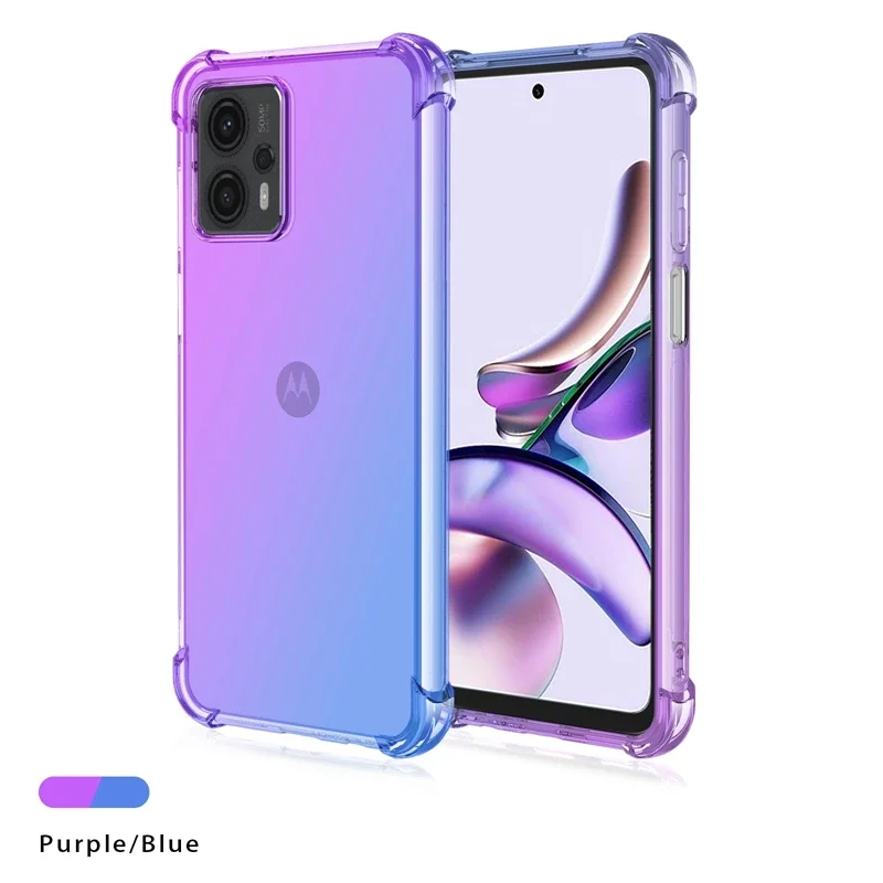 thumbnail image 1 of Funda de TPU a prueba de golpes para Motorola Moto, funda protectora de Airbag gradiente, G14, G54, G84, G53, G73, G13, G23, G72, G52, G32, G22, 1 of 5