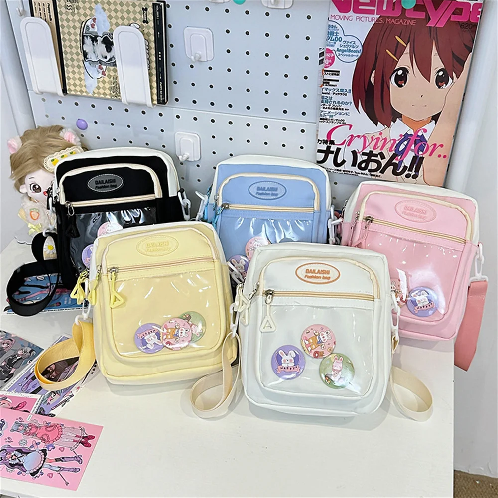 New Kawaii Bag Girls 2025New JK Transparent Bag Small Crossbody Bag For Women Purses and Handbags Shoulder Bag Itabag Bolso ﻿
