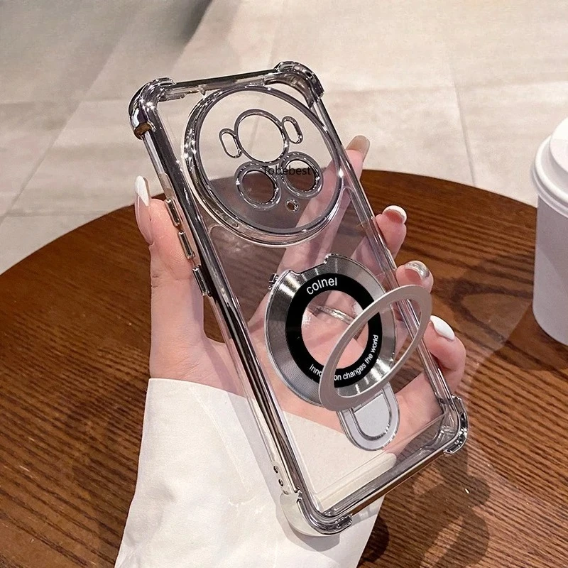 Shockproof Magnetic Gyro Stand Holder with Plating Finish