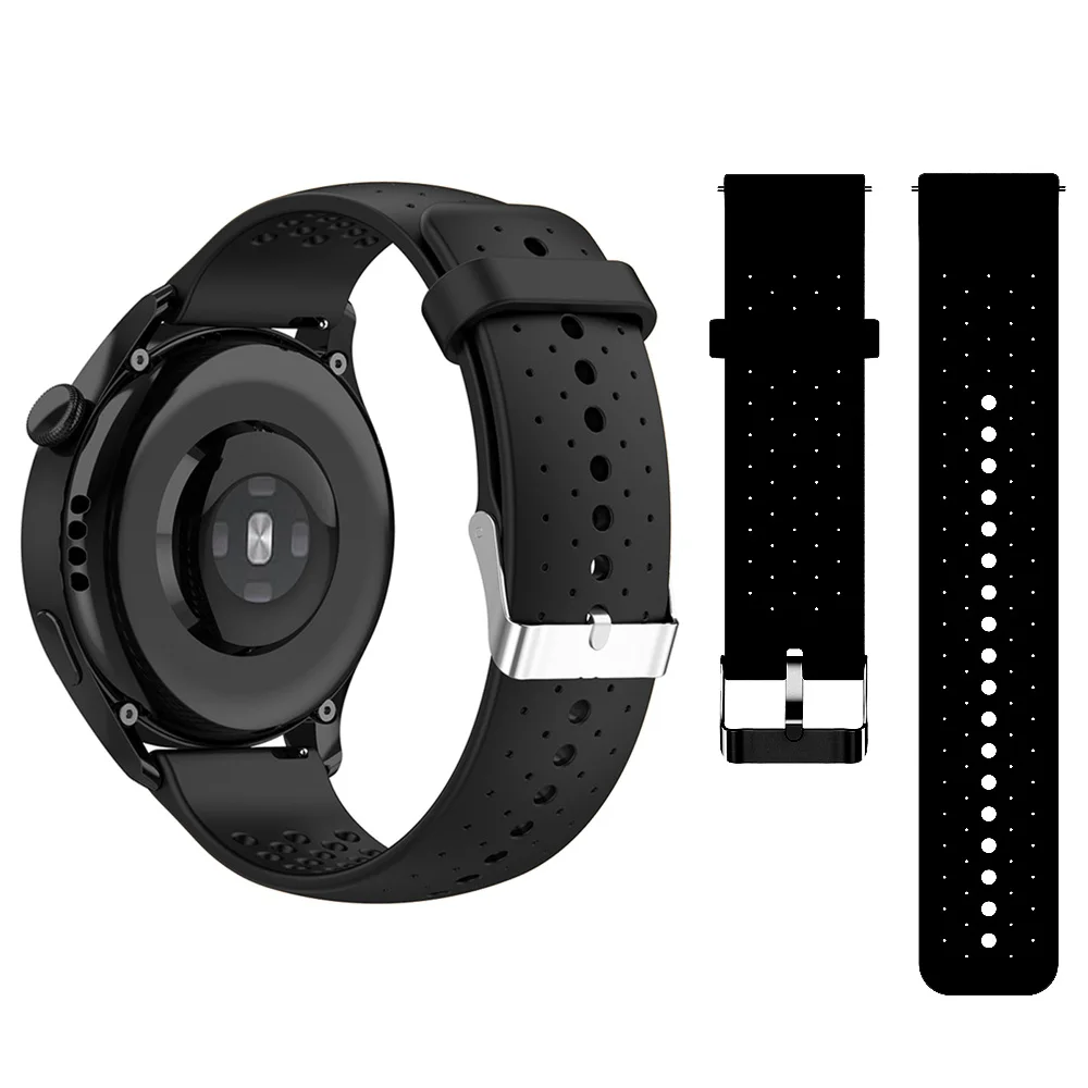 Silicone Smartwatch Band – Versatile 20mm/22mm Sports Strap