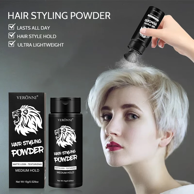 Hair Powder Unisex Hair Defining Powder Long-Lasting Volume Matte Finish Men and Women Hold Root Lifting Fluffy Increase