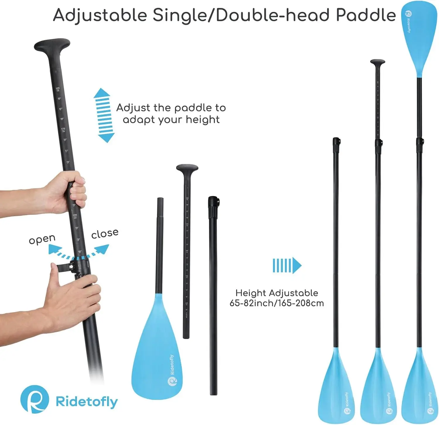 Stand Up Paddle Board x6, Inflatable SUP with Accessories, Adjustable Paddles, Detachable Seat, Backpack Pum