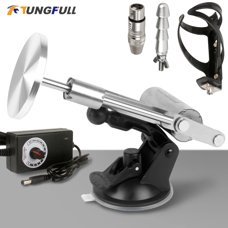 Attuatore Lineare Telescopico 39Mm Corsa Connettore 3Xlr Ventosa In Alluminio Tazza Coca Cola Mini Meccanismo Alternativo Motore 3-24V