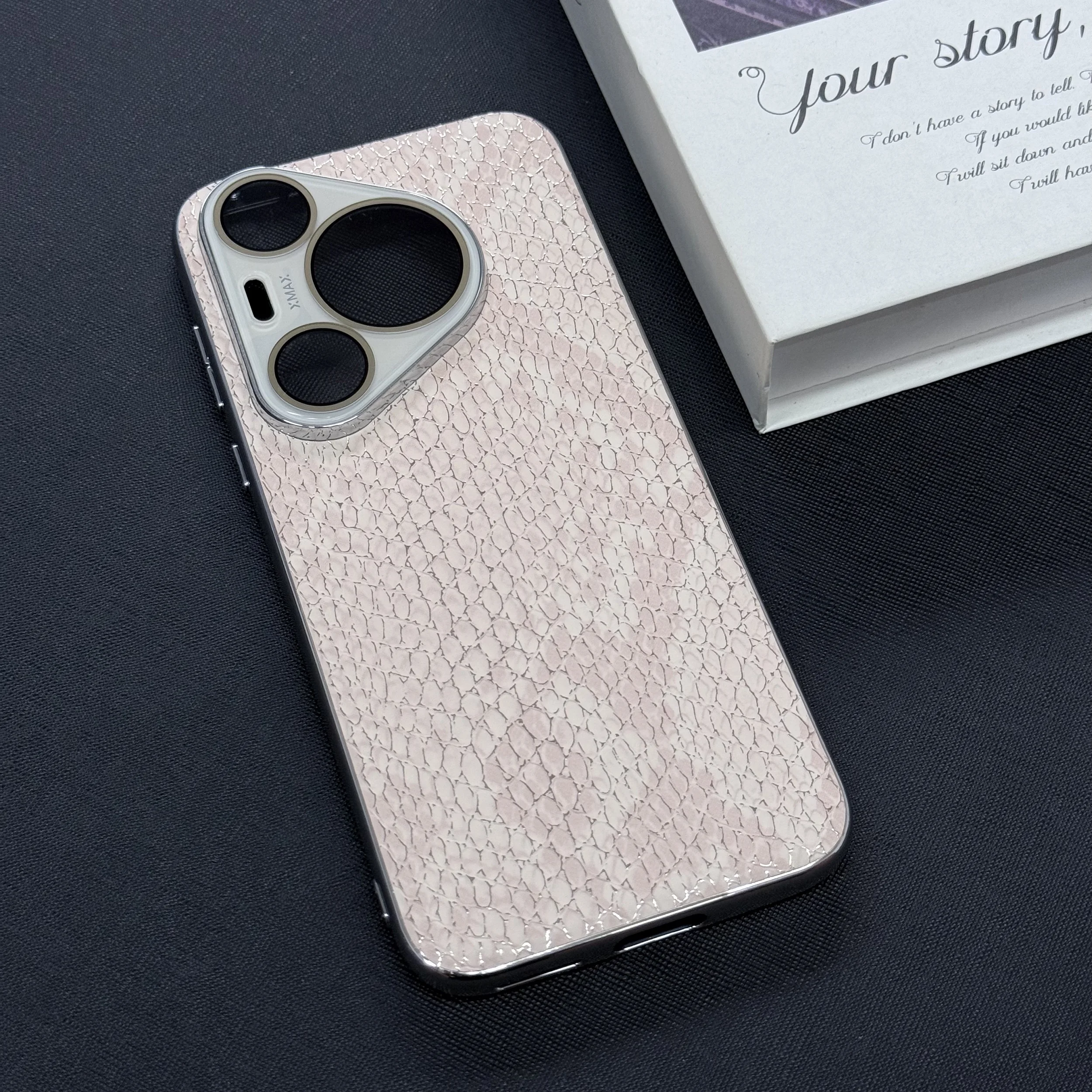 Luxury Leather Small Plaid Shockproof Case - Ultra Thin Bumper Cover