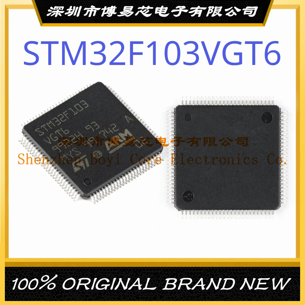 STM32F103VGT6 package LQFP-100 New original 32-bit controller MCU microcontroller chip IC 1pcs original stm32g431cbt6 stm32g431 lqfp 48 32 bit new mcu