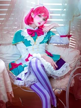 

CoCos PER-SALE Game LOL Cafe Cuties Annie Cosplay Costume Game Cos League of Legends Cosplay Cafe Cuties Annie Costume with Wig