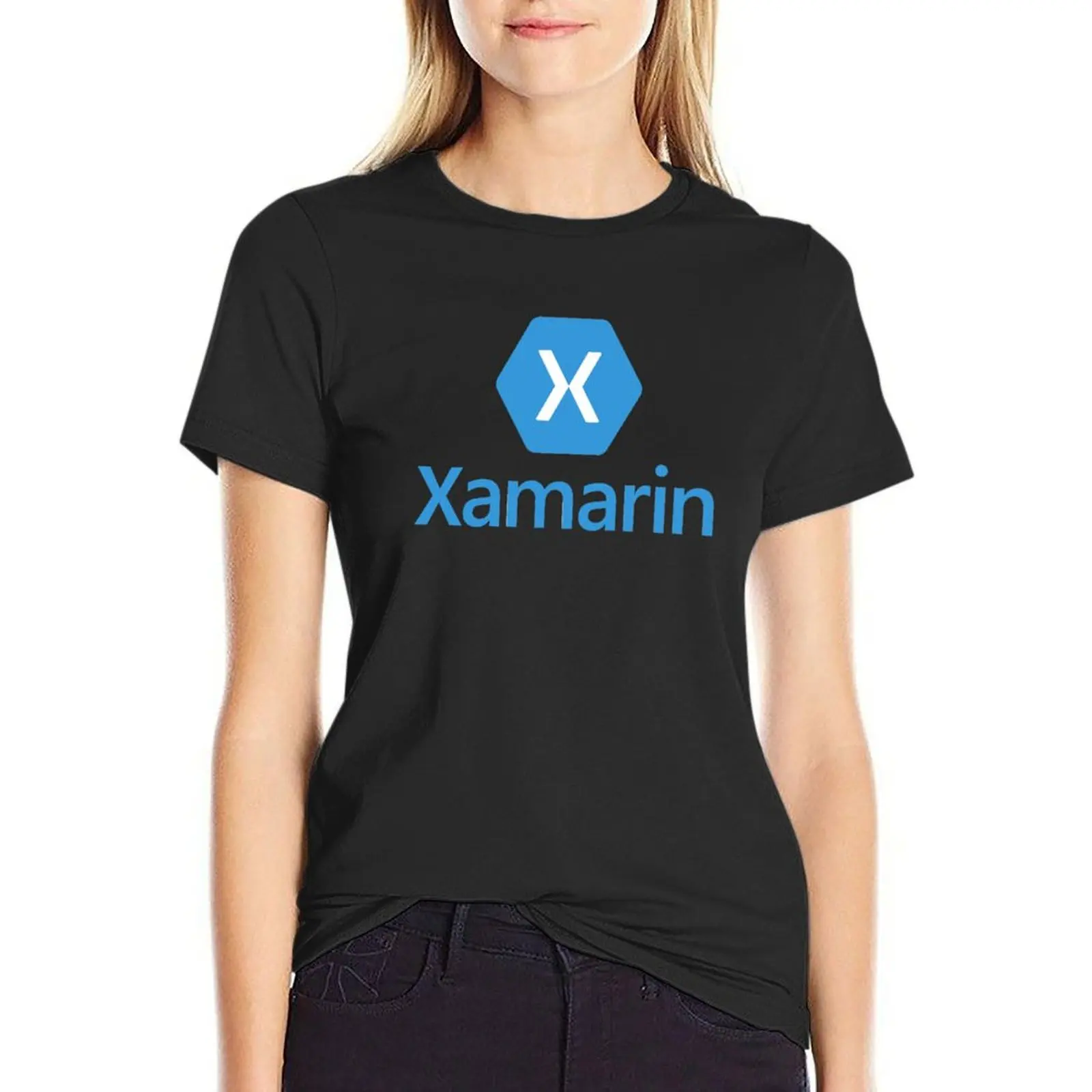 

xamarin T-Shirt kawaii clothes anime clothes t-shirt dress for Women long