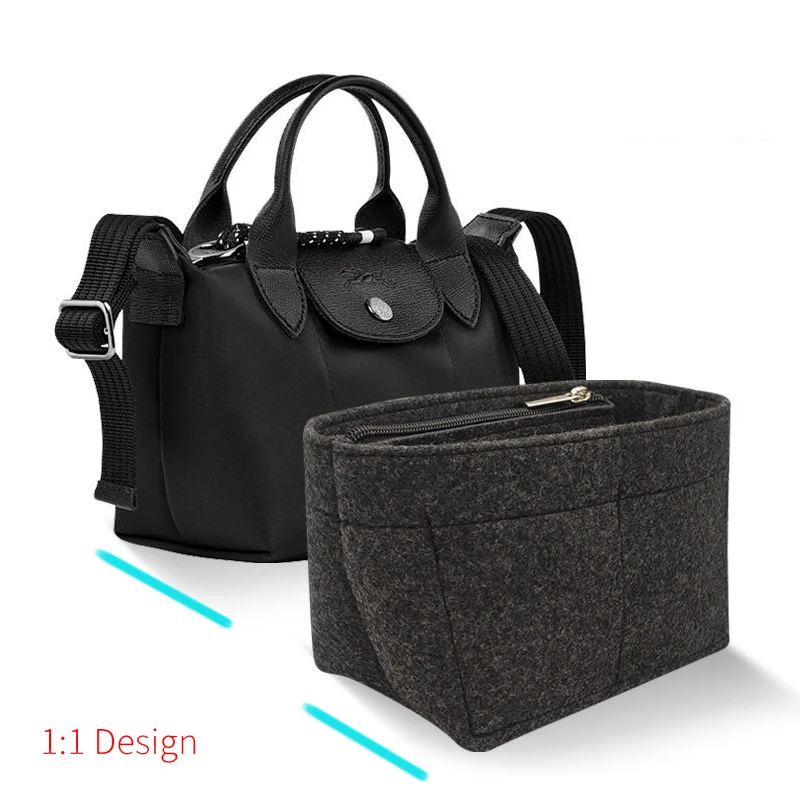 EverToner Felt Cloth Bag For LONGCHAMP Bag liner Multi-functional Travel  Insert Bag Makeup Organizer Dumpling Shape lined Bag - AliExpress