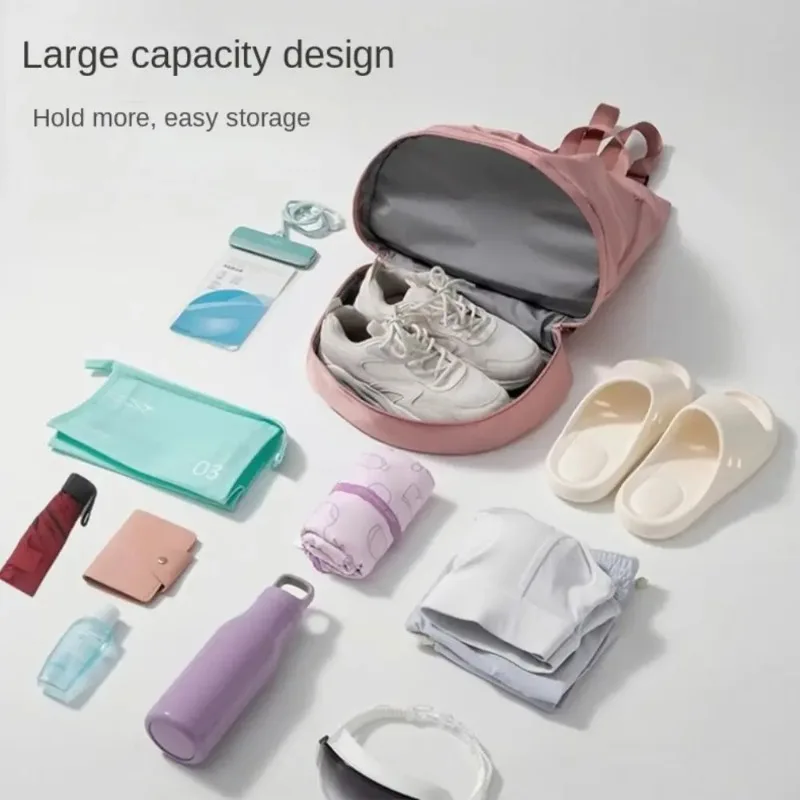 New Waterproof Travel Sport Bag Basketball Soccer Pouch Hiking Climbing Backpack Wet Dry Separation Fitness Bag Swimming Bag