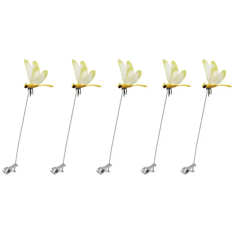

Trim Clip Durable Materials Effective Easy To Use Lifelike Design High Quality Grass Garden Decorative Clip Simulation Dragonfly