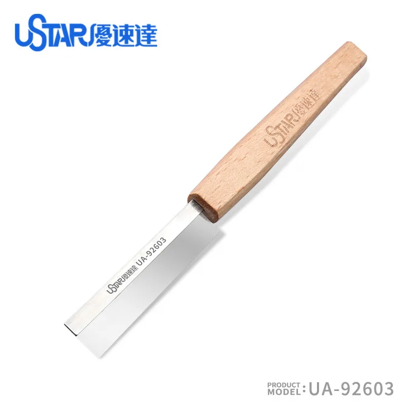 USTAR Wooden Handle Handsaw Ultra-thin Saw Blade High Density Sawtooth For Gundam Military Model Making Hobby Modeling Tools model tools