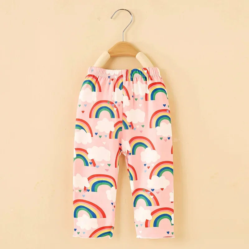 Girls Summer Cartoon Capris 4