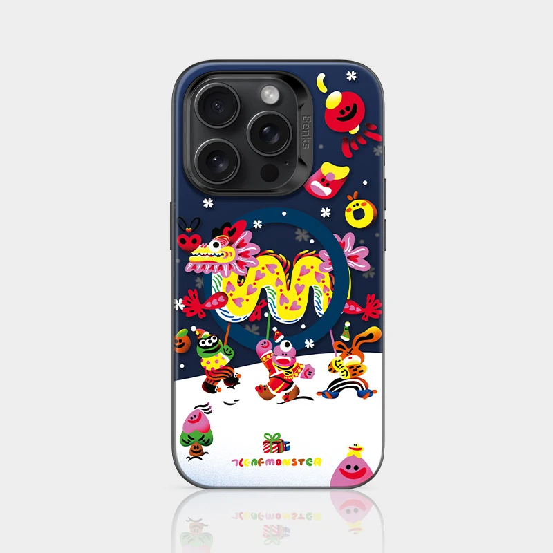 

"Year of the Dragon Limited 7Leaf Joint-name" Benks applies the new 15promax magnetic mobile phone case.