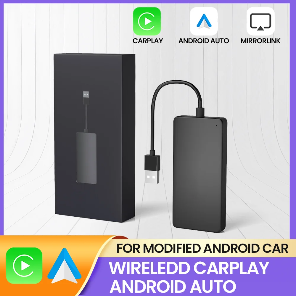 CarAccessoriesWiredWirelessCarplayAndroidAutoSmartUSBDongleAI