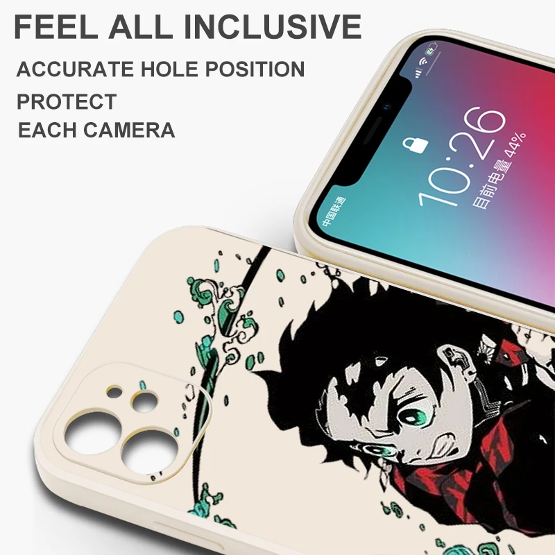 Demon Slayer Zenitsu Phone Case For Xiaomi Mi 13 Mi 12 12s Mi 11 11T 10T 10S 10 Pro Ultra Lite Soft Liquid Silicone Cover