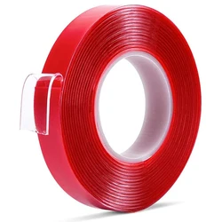 Ruban adhésif Double face en Silicone, 3 mètres, Nano, forte adhérence, imperméable, pour bricolage, tapisserie murale gekkotape 10/15/20mm 