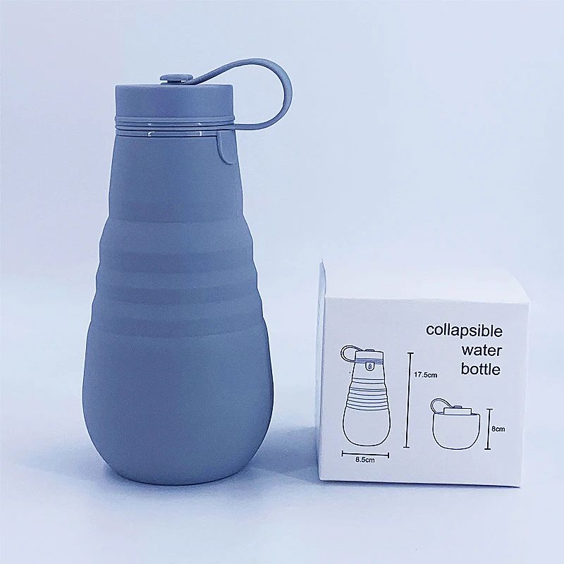 500 ml creativo pieghevole tazze in silicone riutilizzabile bottiglia d'acqua sport all'aria aperta bollitore grande capacità resistente alle alte temperature_voghion.com