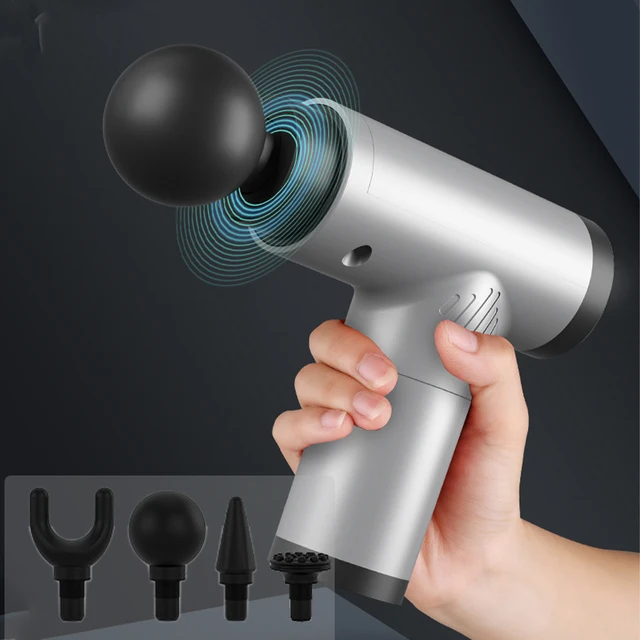 Mini Massage Gun with Multiple Adjustable Levels Portable Small Gun Electric Shock Muscle Massage Exercise and Fitness 1