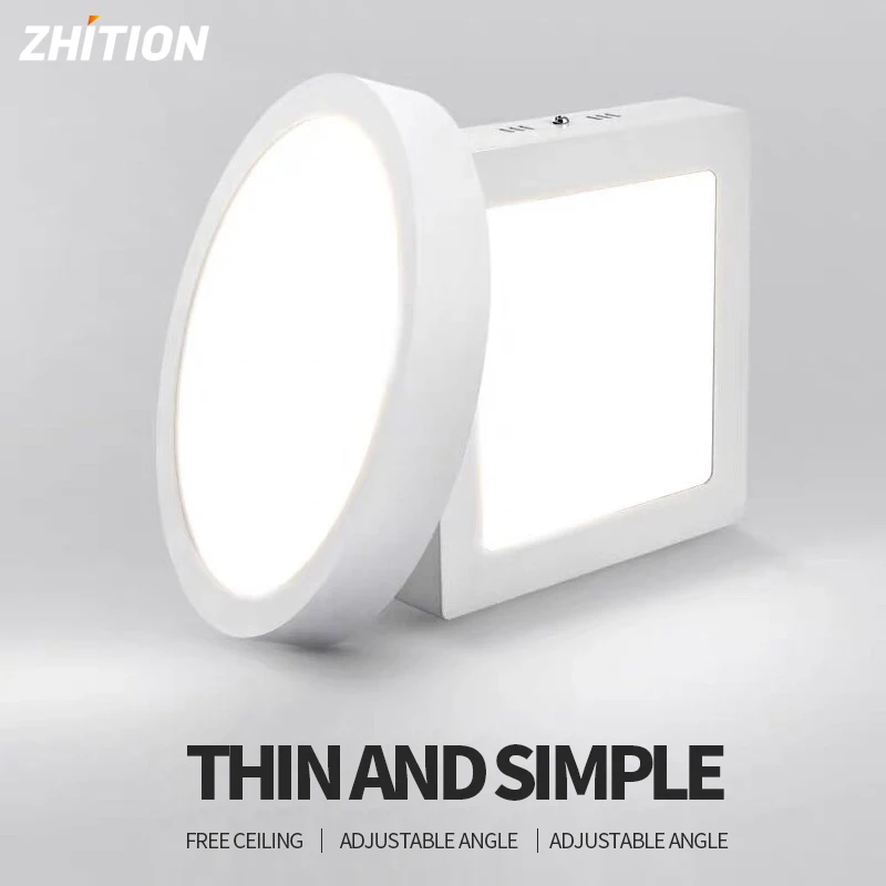 

Led downlight square circular astigmatism LED light surface mounted 6W 12W 18W 24W indoor lighting kitchen highlight lamp