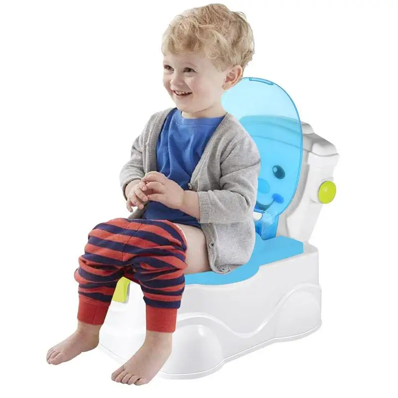 3 In 1 Kids Portable Potty Training Toilet Cartoon Potty Training Seat Toddler Potty Chair For Baby Boys And Girls Non-slip