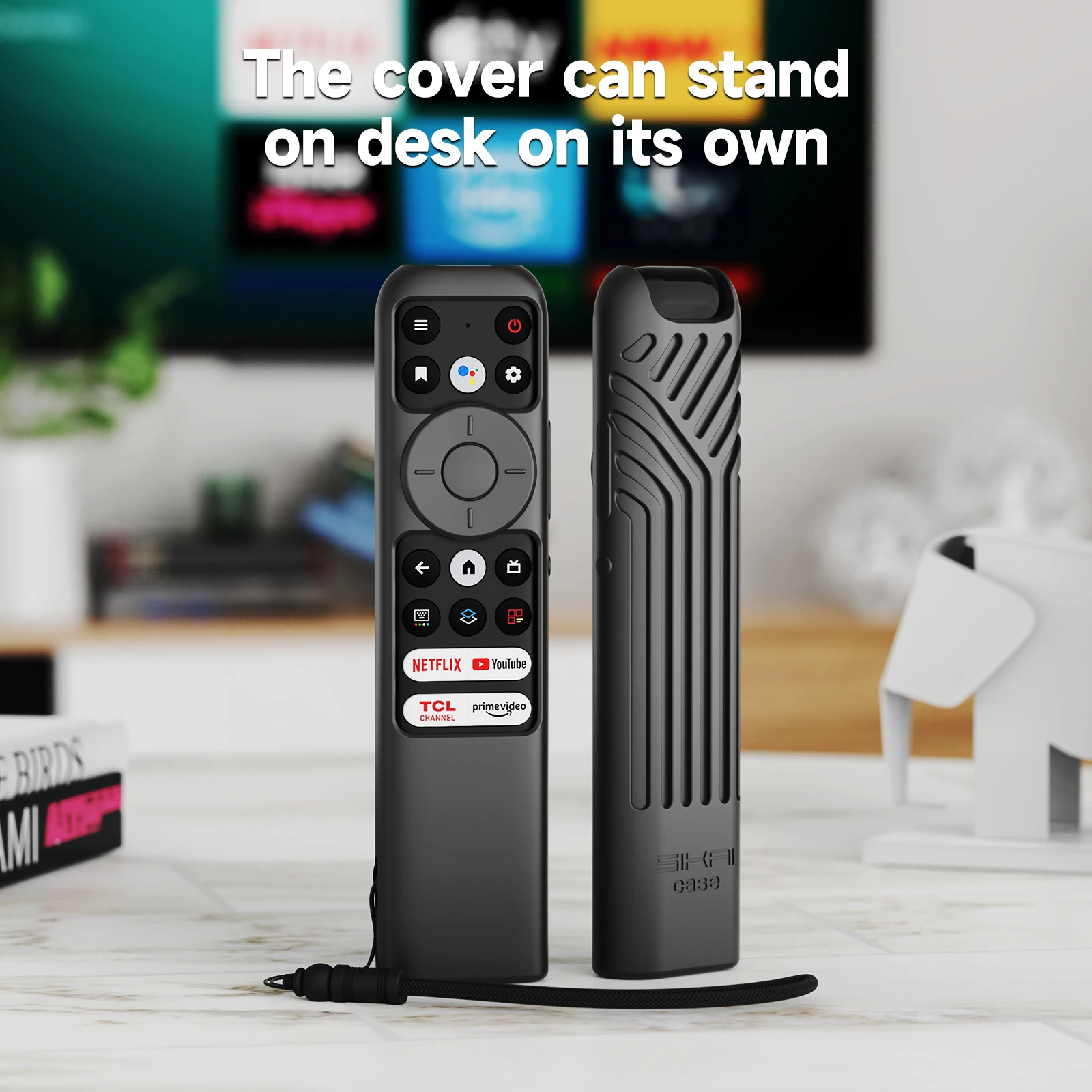 Silicone Case TCL Smart TV RC902N FMR1 Voice Remote R646 R754 S546 S356 Remote Protective Cover