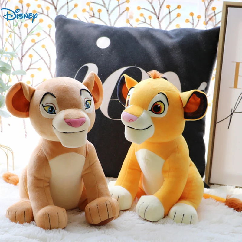 Disney Cartoon Anime Lion King Simba Nala 30Cm Soft Children Doll Young Simba Peluche Peluche Regali Di Compleanno Di Natale