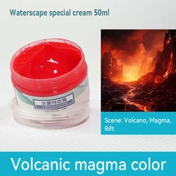50ml Scenic Modeling Water Effect Paste (Volcanic magma color)
