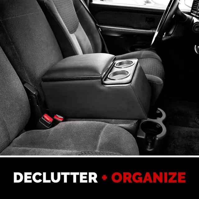 Drink Holder For Car HEIWEXH Universal Rear Bench Seat Consoles