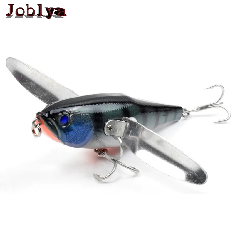 Hard Bait Surface Series Metal Wings Wave Crawler Fake Lures 12cm 34g  Plastic Roadrunner Floating Bionic Lures Fishing Lure - AliExpress