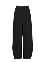 Plus Size Women's Cotton-Linen Harem Trousers Retro Loose-Fit Casual Trousers Elasticated Waistband Workwear Wide-Leg Trousers - Image 4
