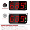Digital Sound Level Meter Large Screen Display Noise dB Meter Wall Hanging Type alarm Hospital Restaurant Bar School 2