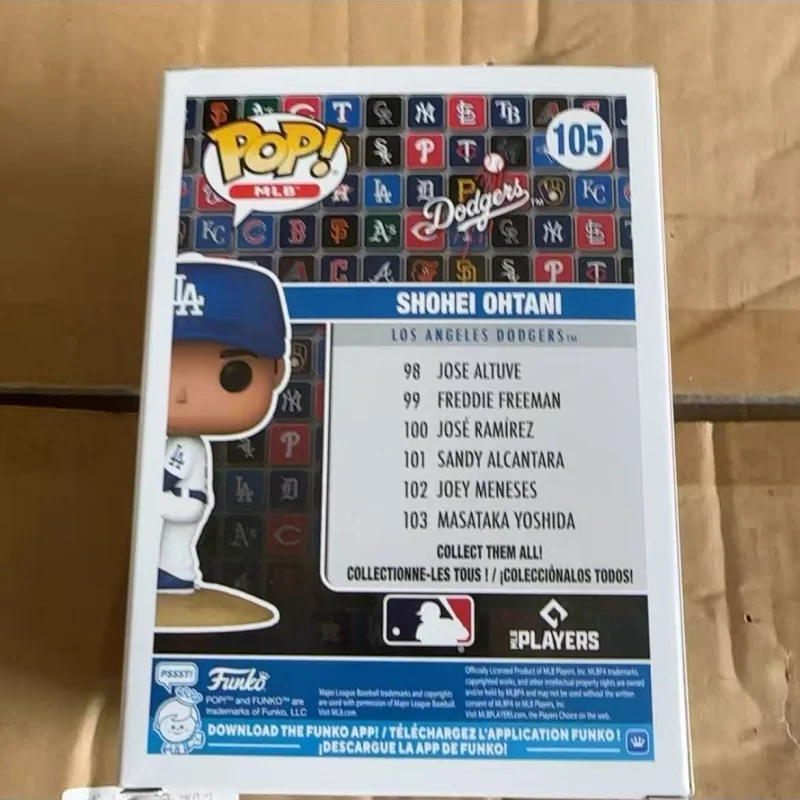 Funko pop liga de beisebol dodgers shohei ohtani q-edição ação