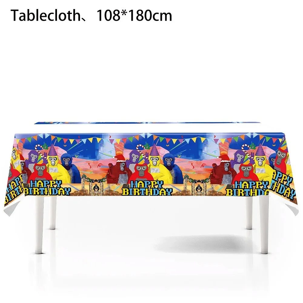Jungle Safari Birthday Party Decor Set - Disposable Tableware & Decorations with Animal Plates, Napkins, Banner, and Backdrop
