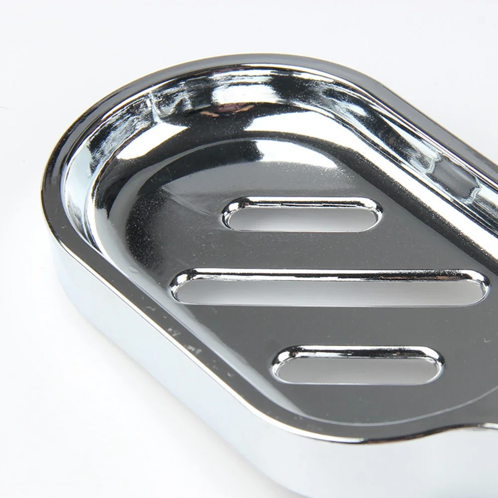 Description Picture 4 of item24/25mm Plastic Shower Rail Soap Dish Box Soap Holder Shower Rod Slide Bar ABS Chrome for Sliding Bar Bathroom Tray