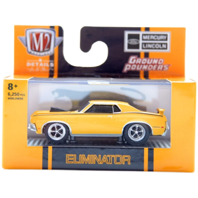 

M2 1/64 1949 Mercury Cougar ELIMINATOR Collector Edition Metal Diecast Model Race Car Kids Toys Gift