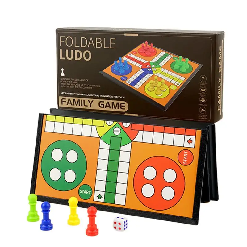 Portable Chess Set Stable Foldable For Kids Non Magnetic Educational Board Games Toys For Boys Girls